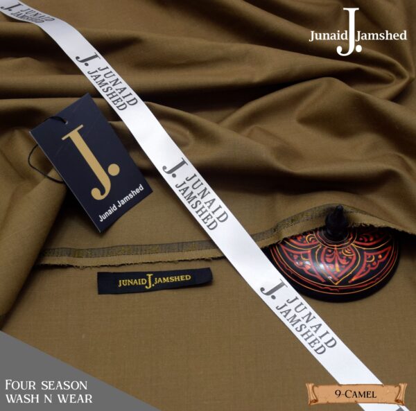 Junaid Jamshed Winter Collection Unstitched Camel Brown